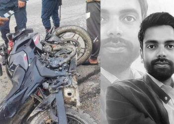 उर्लाबारीमा ट्रिपरको ठक्करबाट डाक्टरको मृत्यु