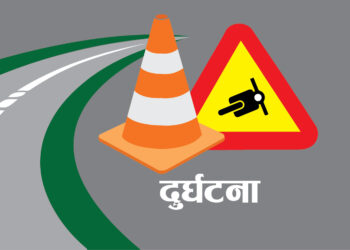 खनारमा मोटरसाइकल दुर्घटना हुँदा काका भतिजाको मृत्यु