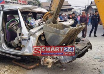 मोरङको बेलबारीमा दुर्घटना हुँदा ३ जनाको मृत्यु