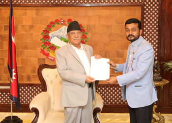 अशोक राई नेतृत्वको जसपाका मन्त्रीहरूले बुझाए राजीनामा