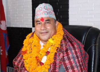 सुदूरपश्चिम प्रदेशका मुख्यमन्त्री शाहले विश्वासको मत लिँदै