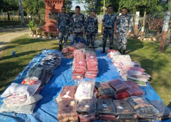 सुनसरीको बर्जुबाट ४ लाख भन्दा बढीको अवैध सामान बरामद