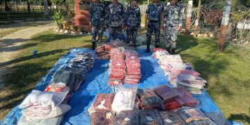सुनसरीको बर्जुबाट ४ लाख भन्दा बढीको अवैध सामान बरामद